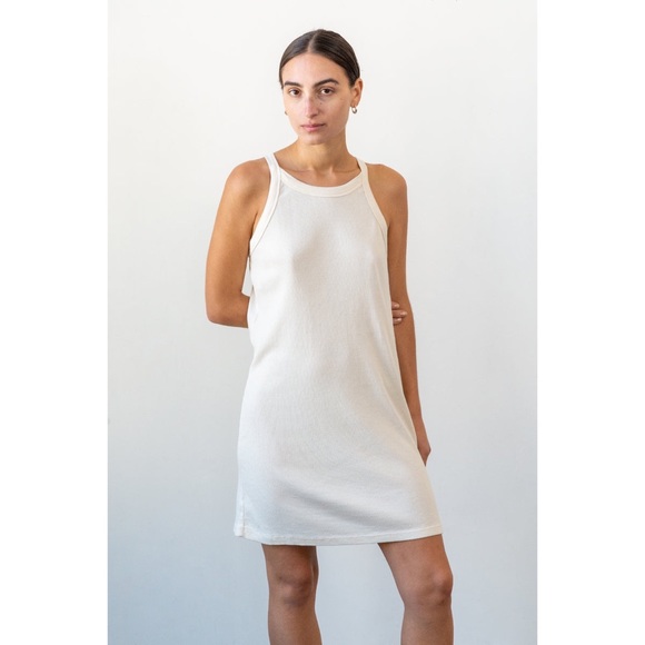 NWOT Botanica Workshop Rhea Rib Dress // Natural Organic Cotton - Picture 2 of 10